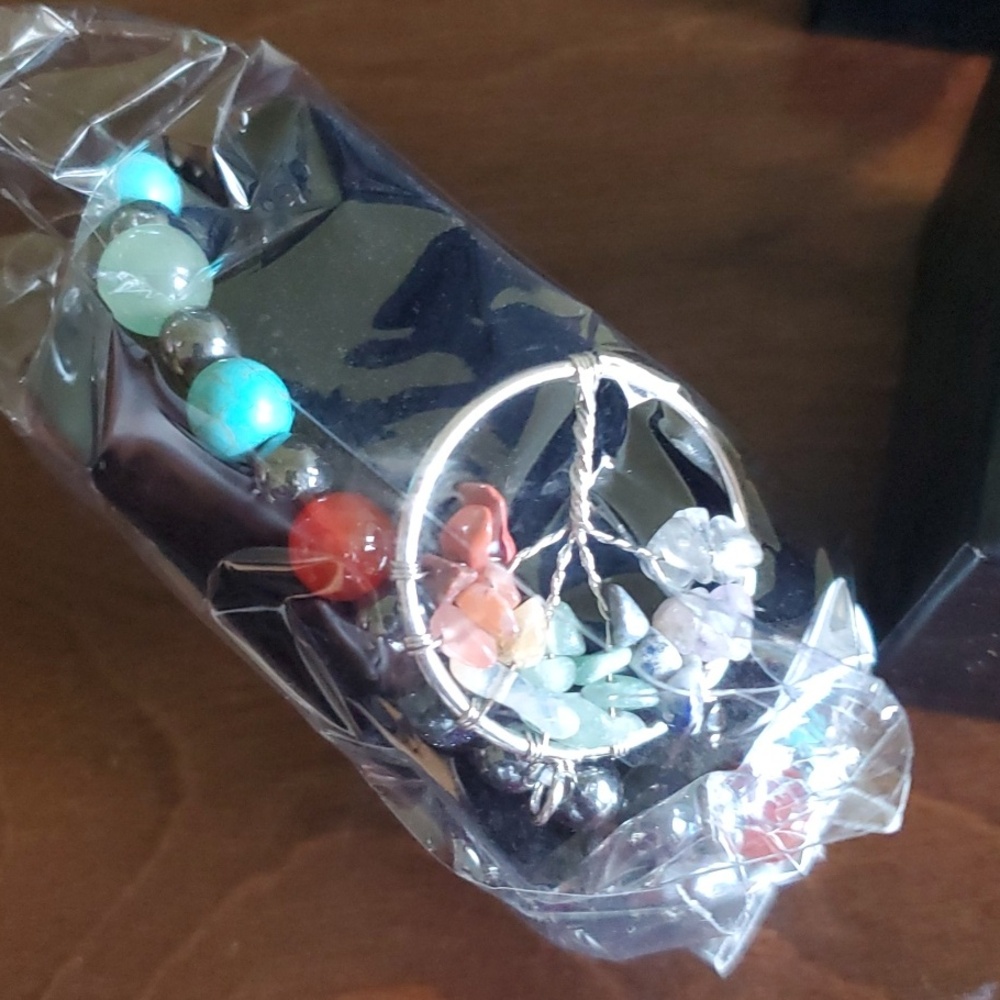 Magnetized Hematite  Multi Gemstone  Bracelet